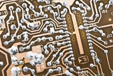 Electronic Circuit Plate Stock Photo Electronic Circuit Plate Stock Photo