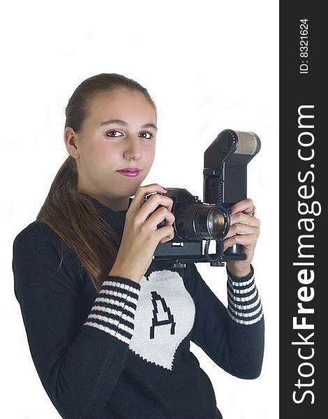 Girl Looking At Camera
