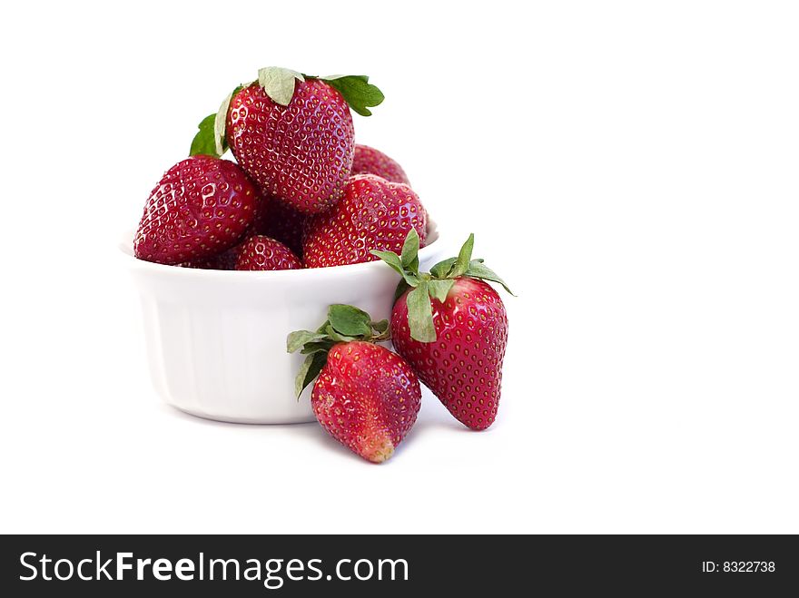 Fresh Strawberries in a Bowl