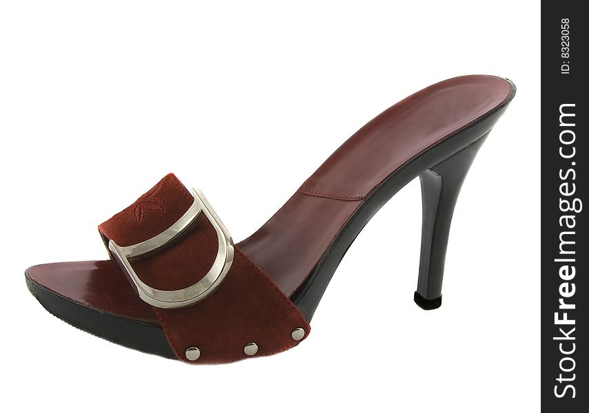 Sexy red women high-heel shoe