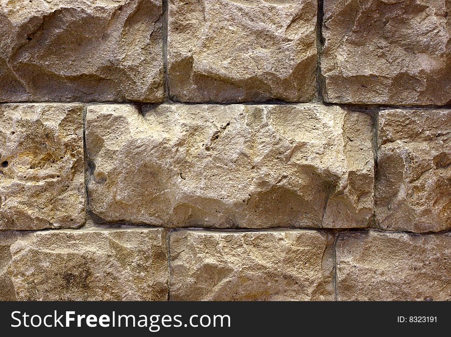 Stone wall to serve as background