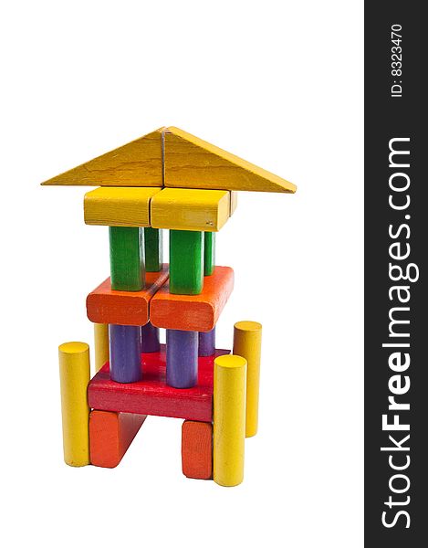 Toy block tower