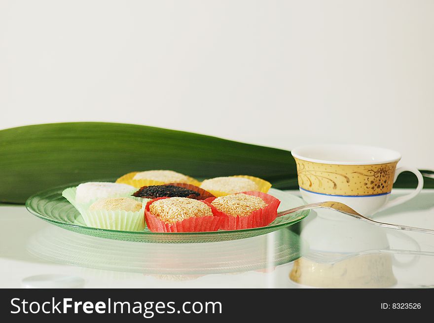 The Chinese cakes and pastries are very delicious