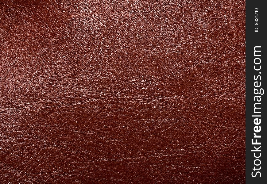 Red-brown Leather