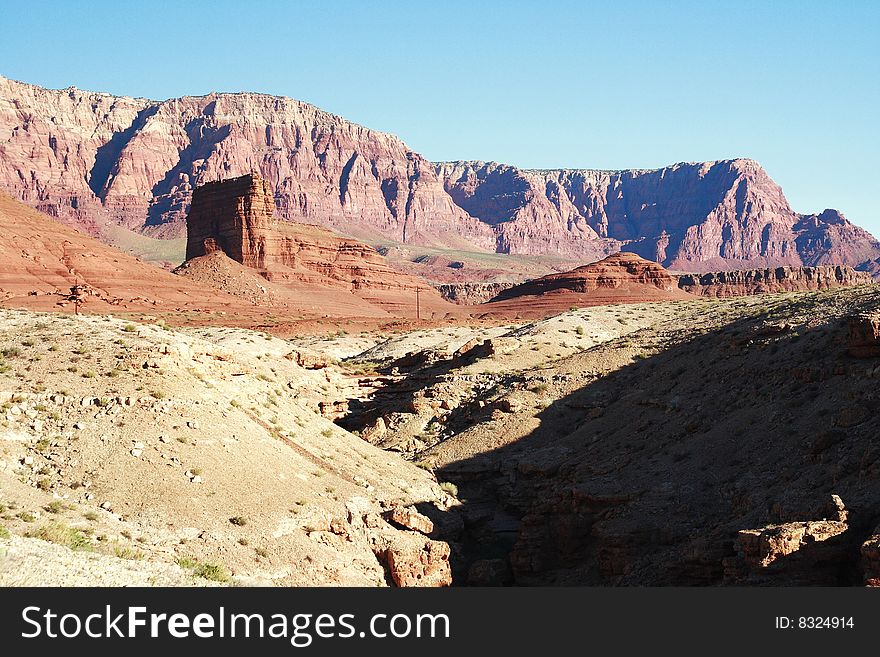 View of the Marble Cayon, Arizona. View of the Marble Cayon, Arizona