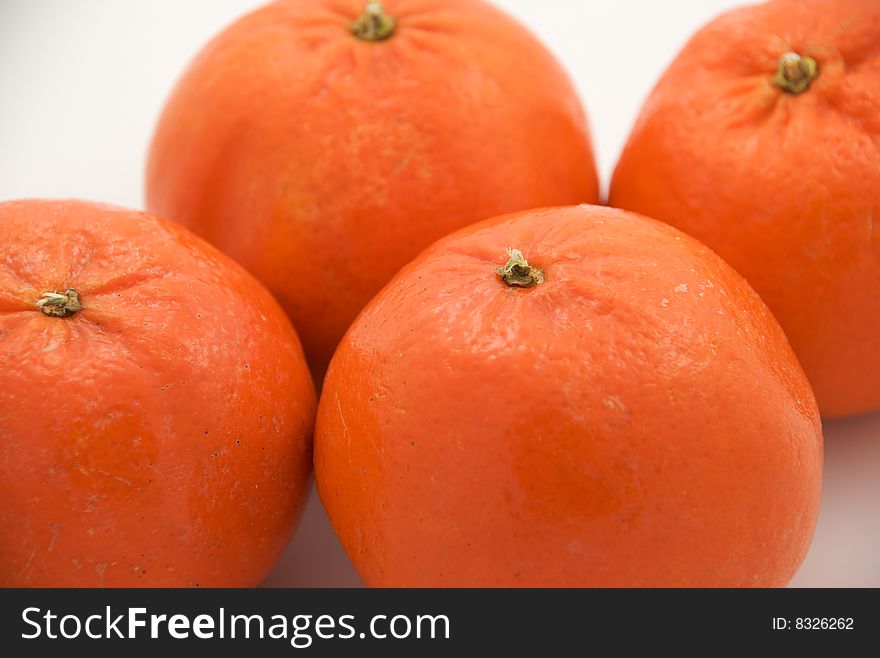 A close up of oranges