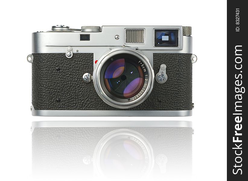 Rangefinder camera with clipping path