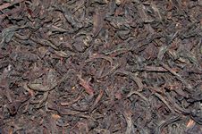 Large Leaves Of Black Tea Royalty Free Stock Photos Large Leaves Of Black Tea Royalty Free Stock Photos