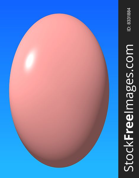 Easter egg - a computer generated image