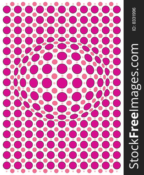 Abstract design elements for your design (pink circle)