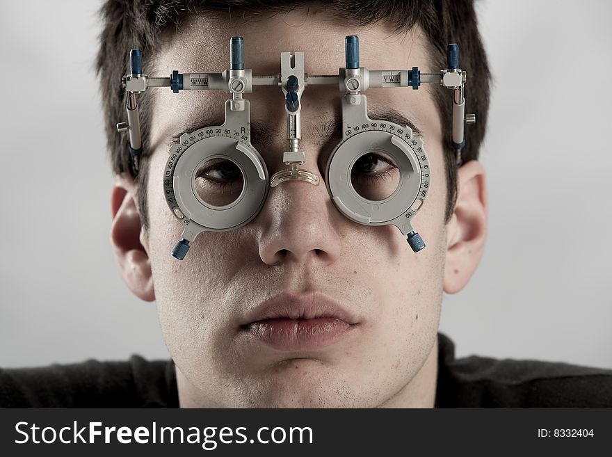 Image of a optometrist exam