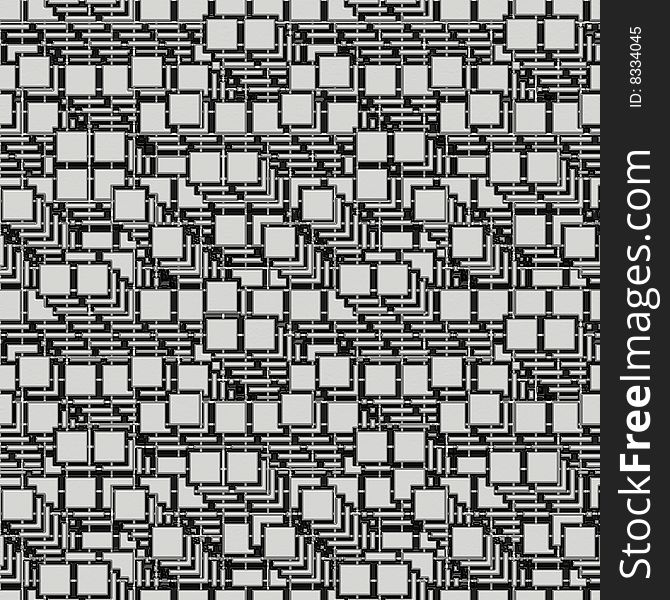 Cube maze pattern