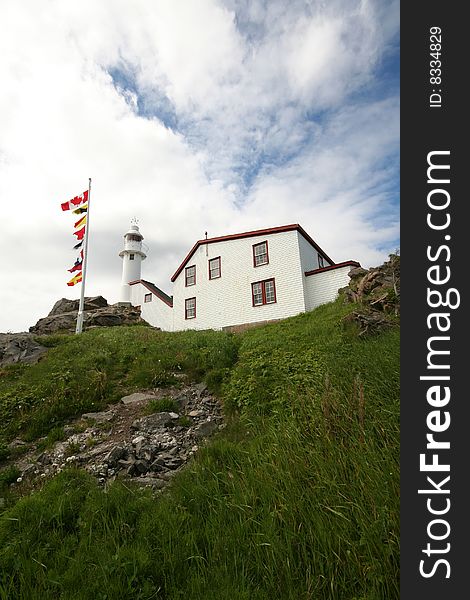 Lighthouse in Gros Morne National Park, Newfoundland, Canada