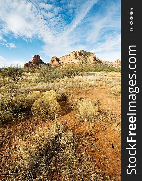 Red rock country around Sedona in Arizona