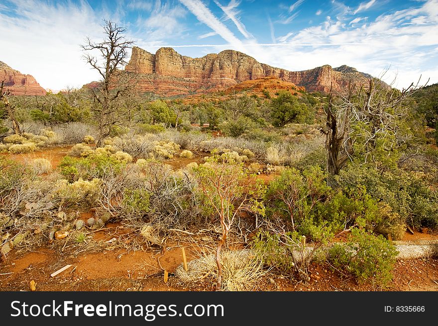 Red rock country around Sedona in Arizona