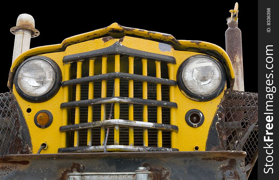 Old Yellow Custom Off-road Truck