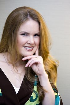 Attractive Young Woman Royalty Free Stock Image Attractive Young Woman Royalty Free Stock Image