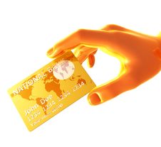 Endorsing  Credit Card Stock Images