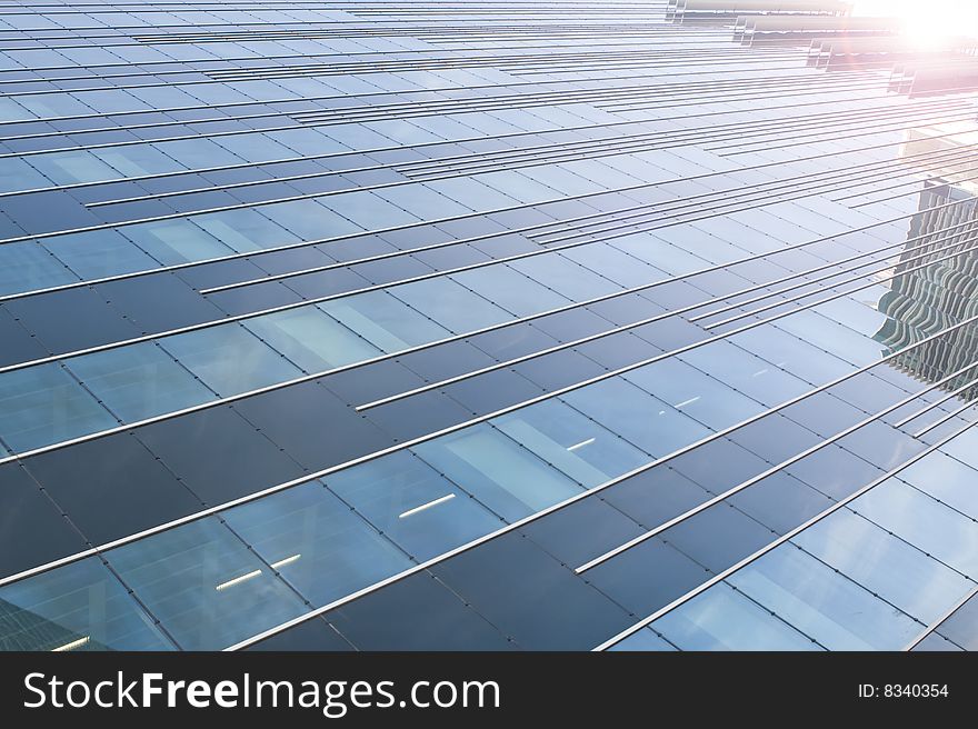 Abstract Of Modern Building Windows