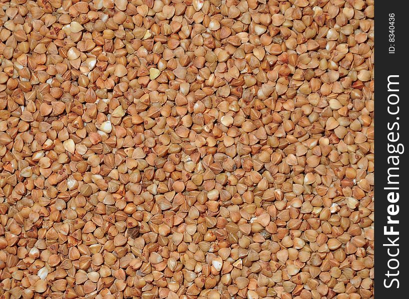 Background of raw buckwheat scattering. Background of raw buckwheat scattering