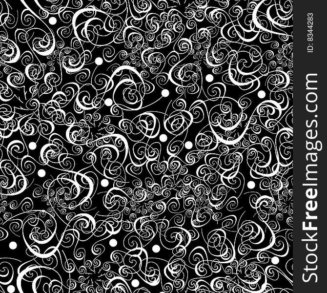 Seamless Abstract Swirl Pattern