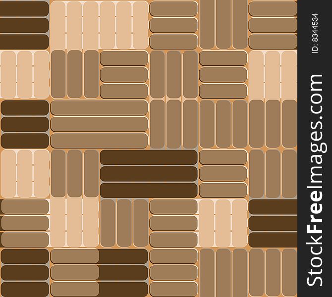 Seamless abstract brown tile pattern. Seamless abstract brown tile pattern