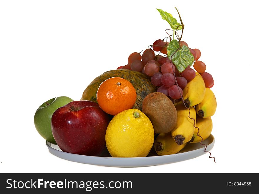 Juicy plate of Fruits