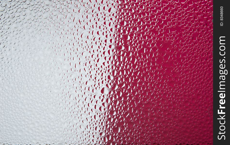 Abstract picture of color water drops
