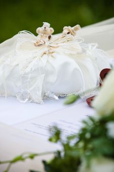 Wedding Rings On The Ring Holder Royalty Free Stock Image Wedding Rings On The Ring Holder Royalty Free Stock Image