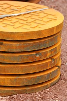 Manhole Covers Stock Photo Manhole Covers Stock Photo