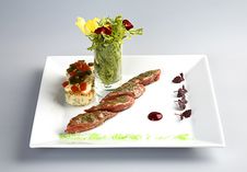 Tasty Lamb Steak Royalty Free Stock Photography Tasty Lamb Steak Royalty Free Stock Photography