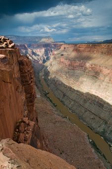Grand Canyon At Toroweap Royalty Free Stock Photography Grand Canyon At Toroweap Royalty Free Stock Photography