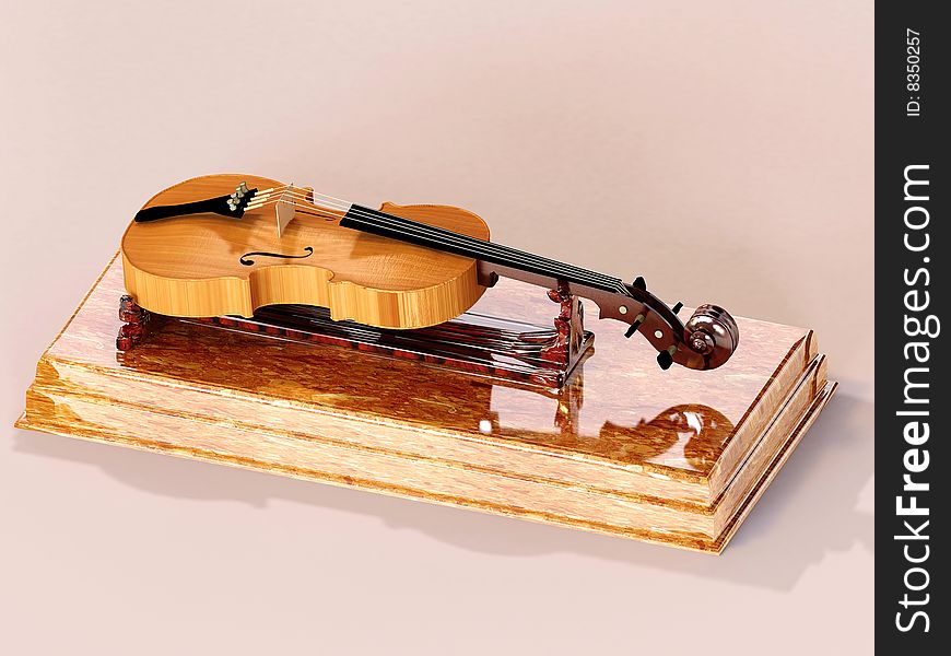 One of the violins in the Stradivarius collection. One of the violins in the Stradivarius collection