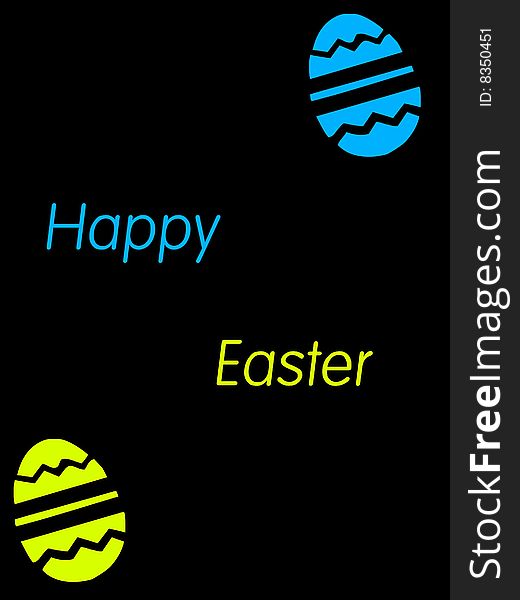 A design for Easter time. A design for Easter time