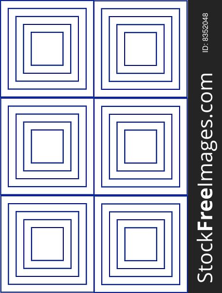 Grouping of squares forming a vector visual illusion in a seamless repeat pattern illustration background. Grouping of squares forming a vector visual illusion in a seamless repeat pattern illustration background.
