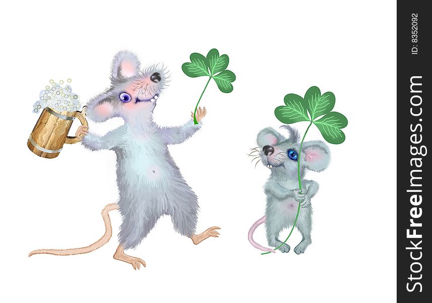 Mouse glad and mark the day of sainted Patrick. Mouse glad and mark the day of sainted Patrick