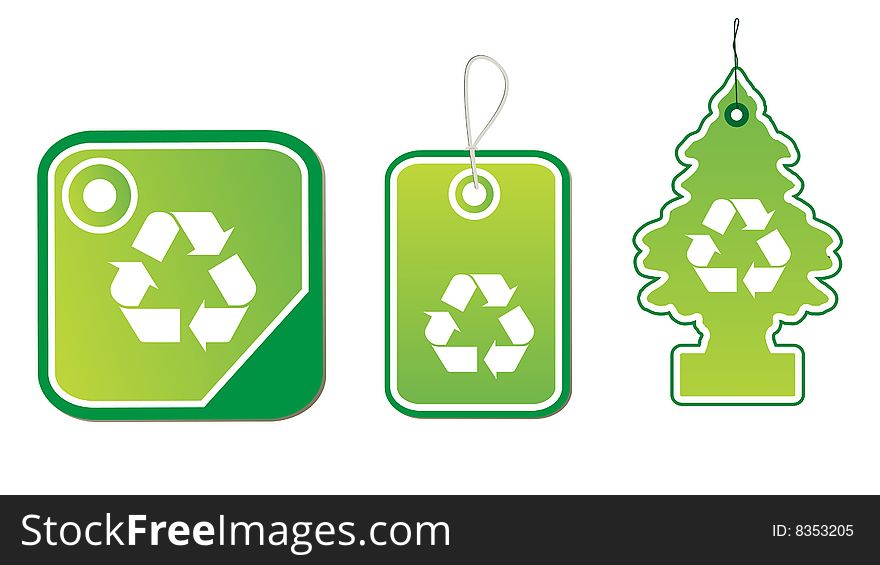 Recycle Tags, Stickers/labels