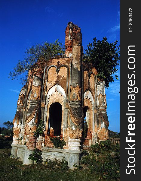 A historical ruined fort in India. A historical ruined fort in India.