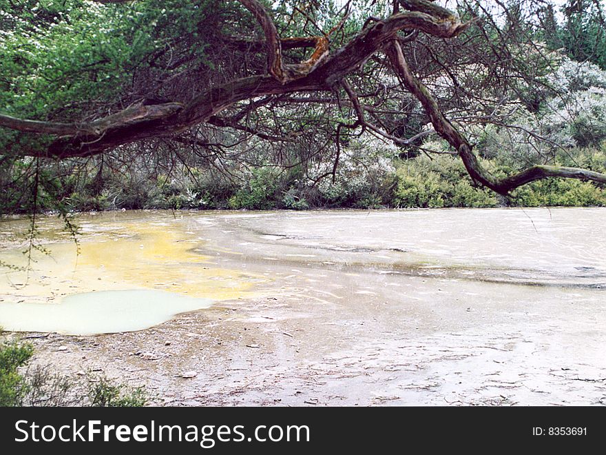 New Zealand¨s Most Colourful Volcanic Area WAI-O-TAPU. New Zealand¨s Most Colourful Volcanic Area WAI-O-TAPU