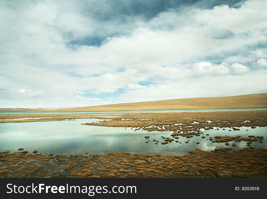 Lake of plateau