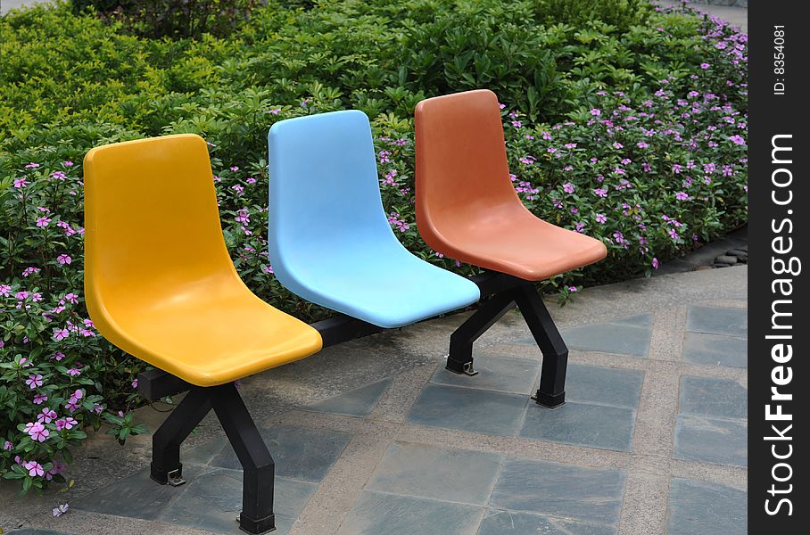 The public garden district chairs