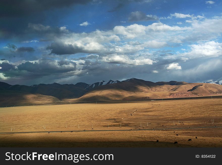 Beautiful Tibetan Plateau