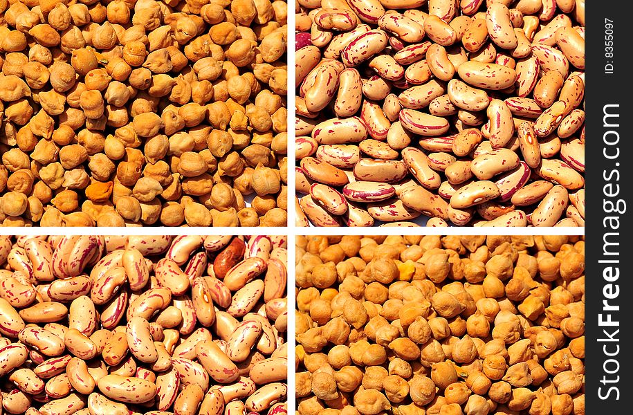 Beans and grams collage pic