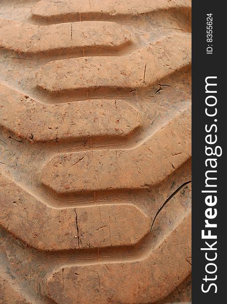 Dirty truck Tire treads background