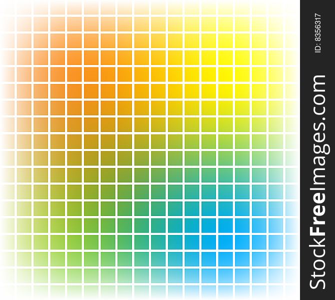 Bright modern background with squares