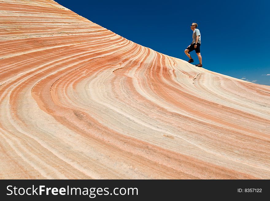 The Wave of Coyote Buttes in the Vermillion Cliffs Wildreness Area, Utah and Arizona