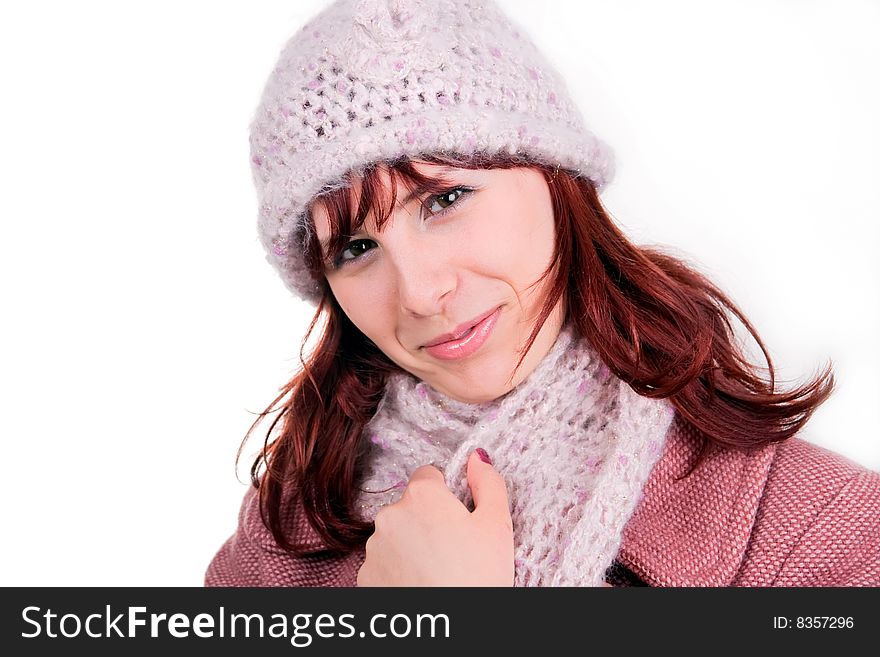 Teen Girl Wearing Winter Coat