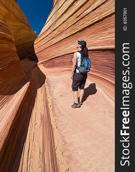 The Wave of Coyote Buttes in the Vermillion Cliffs Wildreness Area, Utah and Arizona