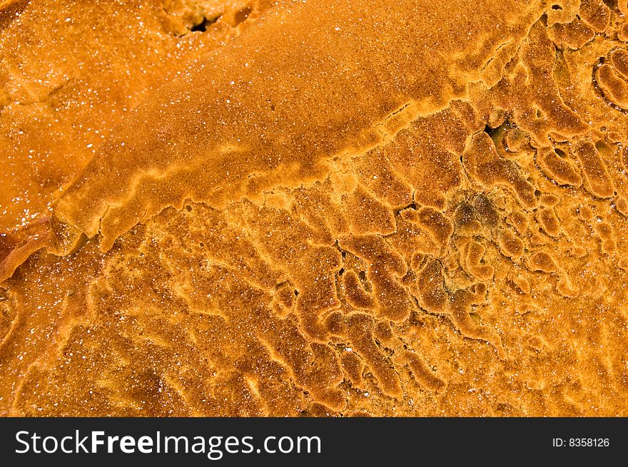 Background of disintegrating rust with honeycomb-like patterns and textures. Background of disintegrating rust with honeycomb-like patterns and textures