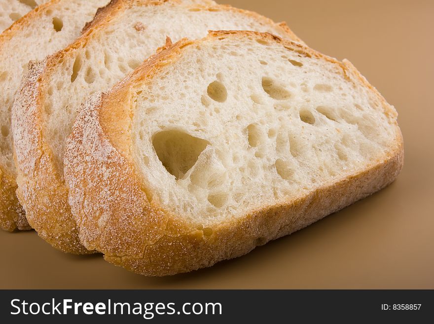 Slices Of Fresh Village Bread